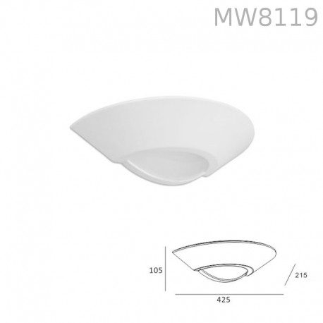 Lighting MW8119 Appliques in Gesso