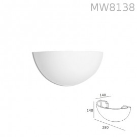Lighting MW8138 Appliques in Gesso