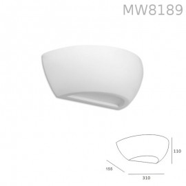 Lighting MW8189 Appliques in Gesso