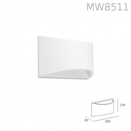 Lighting MW8511 Appliques in Gesso