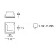 Lighting MC9251 Faretto in Gesso