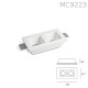 Lighting MC9223 Faretto in Gesso