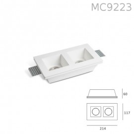 Lighting MC9223/S Faretto in Gesso