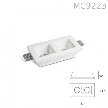 Lighting MC9223 Faretto in Gesso