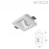 Lighting MC9229 Faretto in Gesso